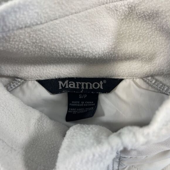 Marmot Woman's Small White/Gray Variant Polartec Jacket - Picture 3 of 7